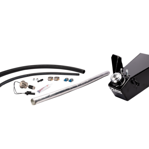 Fleece Performance 19-24 Ram 2500-3500 Cummins 6.7L Aluminum Replacement Coolant Tank (Black)