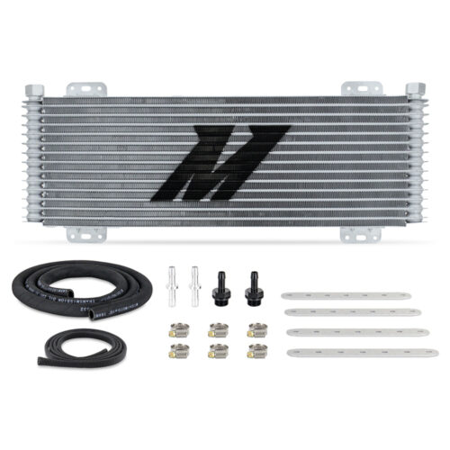 Mishimoto 13-Row Stacked Plate Transmission Cooler - Silver - Image 9