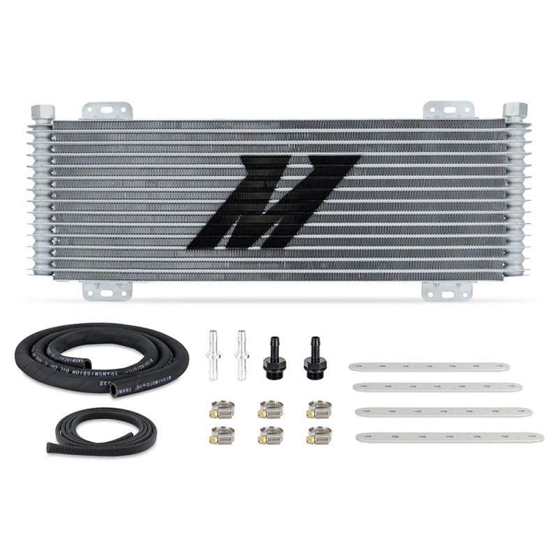 Mishimoto 13-Row Stacked Plate Transmission Cooler - Silver - Image 9