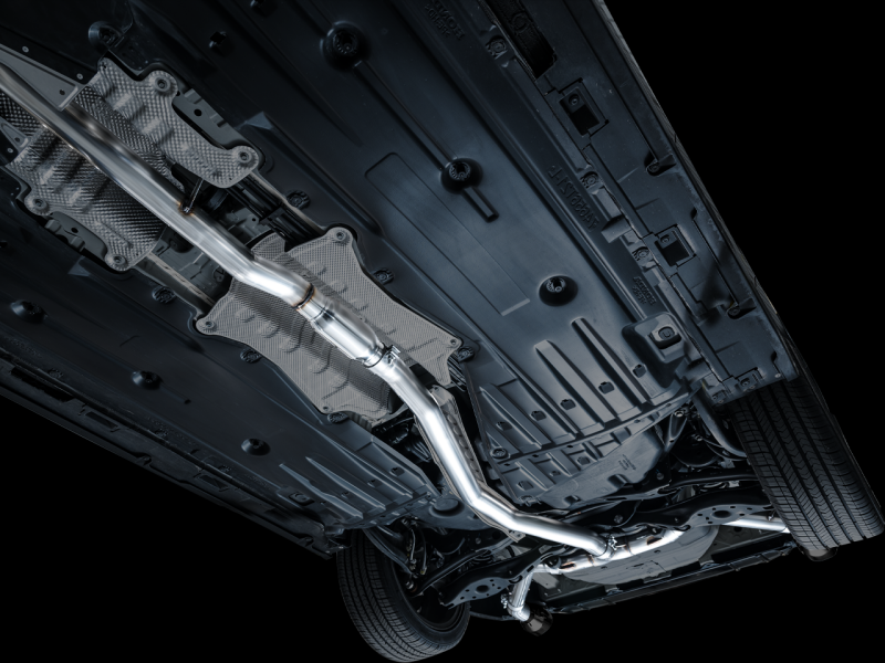 AWE Tuning 22+ Honda Civic Si/Acura Integra Track Edition Cat-Back Exhaust - Dual Diamond Black Tips - Image 6