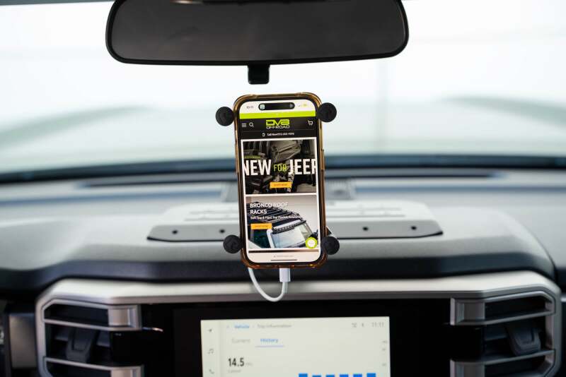 DV8 Offroad 22-23 Toyota Tundra + Sequoia Digital Device Dash Mount - Image 4