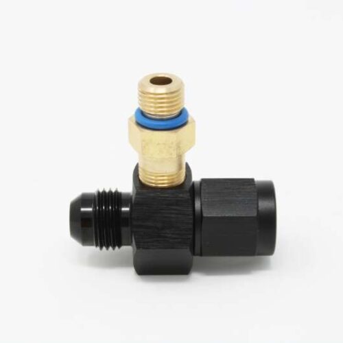 Aeromotive VaporWorx GM Fuel Pressure Sensor Adapter - M10 x 1.0mm Male to 1/8in NPT Port - Brass - Image 4