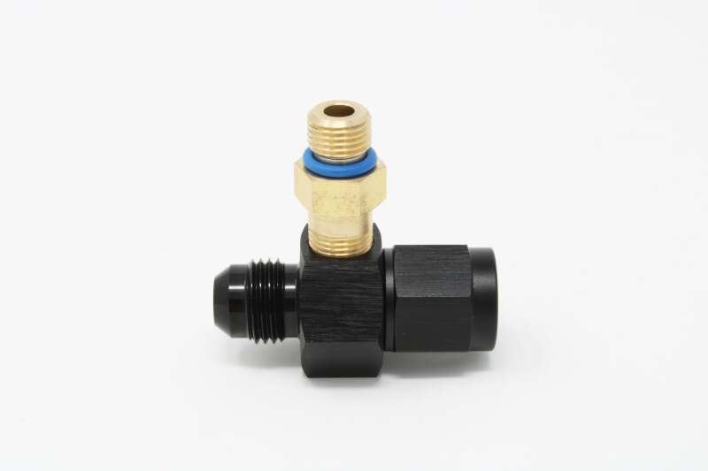 Aeromotive VaporWorx GM Fuel Pressure Sensor Adapter - M10 x 1.0mm Male to 1/8in NPT Port - Brass - Image 4
