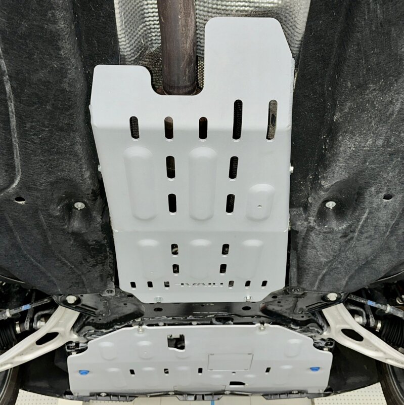 Rival 2022-2026 Ford Maverick EcoBoost Aluminum Catalytic Converter Skid Plate - Image 7