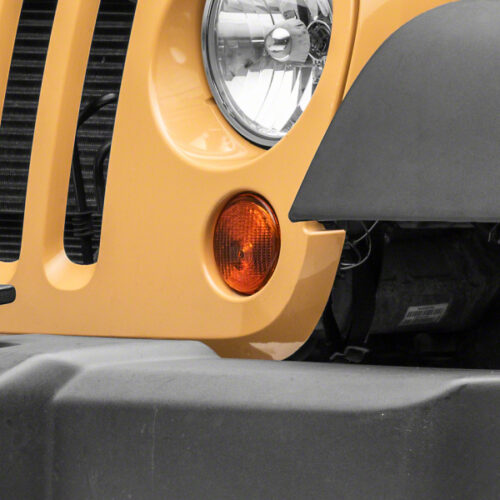 Raxiom for 2007-2018 Jeep Wrangler JK Axial Series Replacement Turn Signal Lamps- Amber