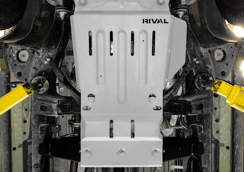 Rival 2016-2023 Toyota Tacoma 3Gen 4WD Aluminum Transmission Transfer Case Skid Plate - Image 5