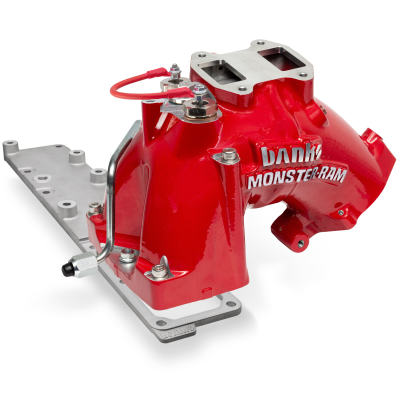 Banks Power 07.5-12 Ram Cab Chassis 6.7L Diesel Monster-Ram Intake System w/Fuel Line - Red - Image 3