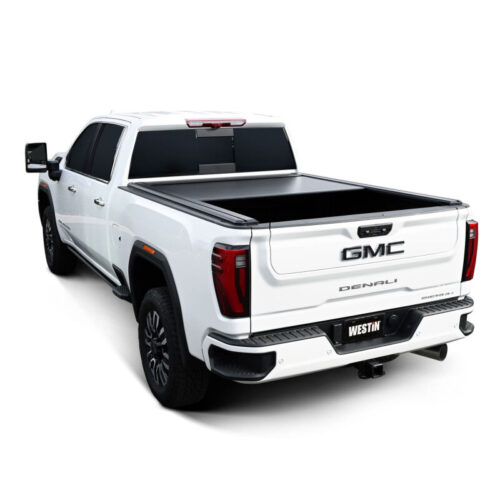 Westin 20-26 GM Silverado/Sierra 2500/3500 6.5ft Bed Electric Retractable Tonneau Cover - Black - Image 9