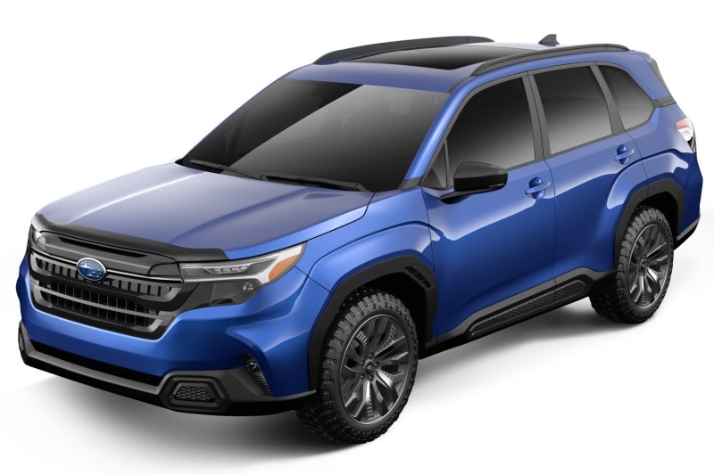 Husky Liners 2025 Subaru Forester Aeroskin Hood Protector - Smoke - Image 3