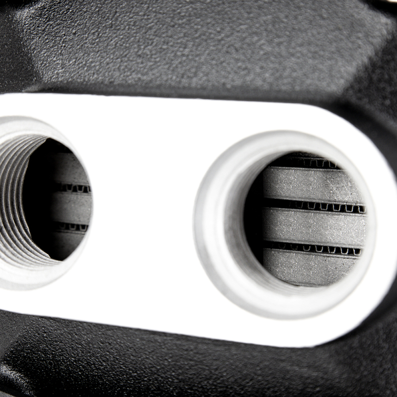 Mishimoto Universal Air-To-Water Intercooler Dual Pass (500hp) - Opposite Side Inlet/Outlet - Image 4