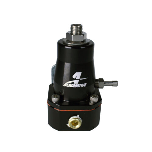 Aeromotive Adjustable Regulator Billet EFI Bypass - (2) -6 Inlets/(1) -6 Return - Black - Image 6