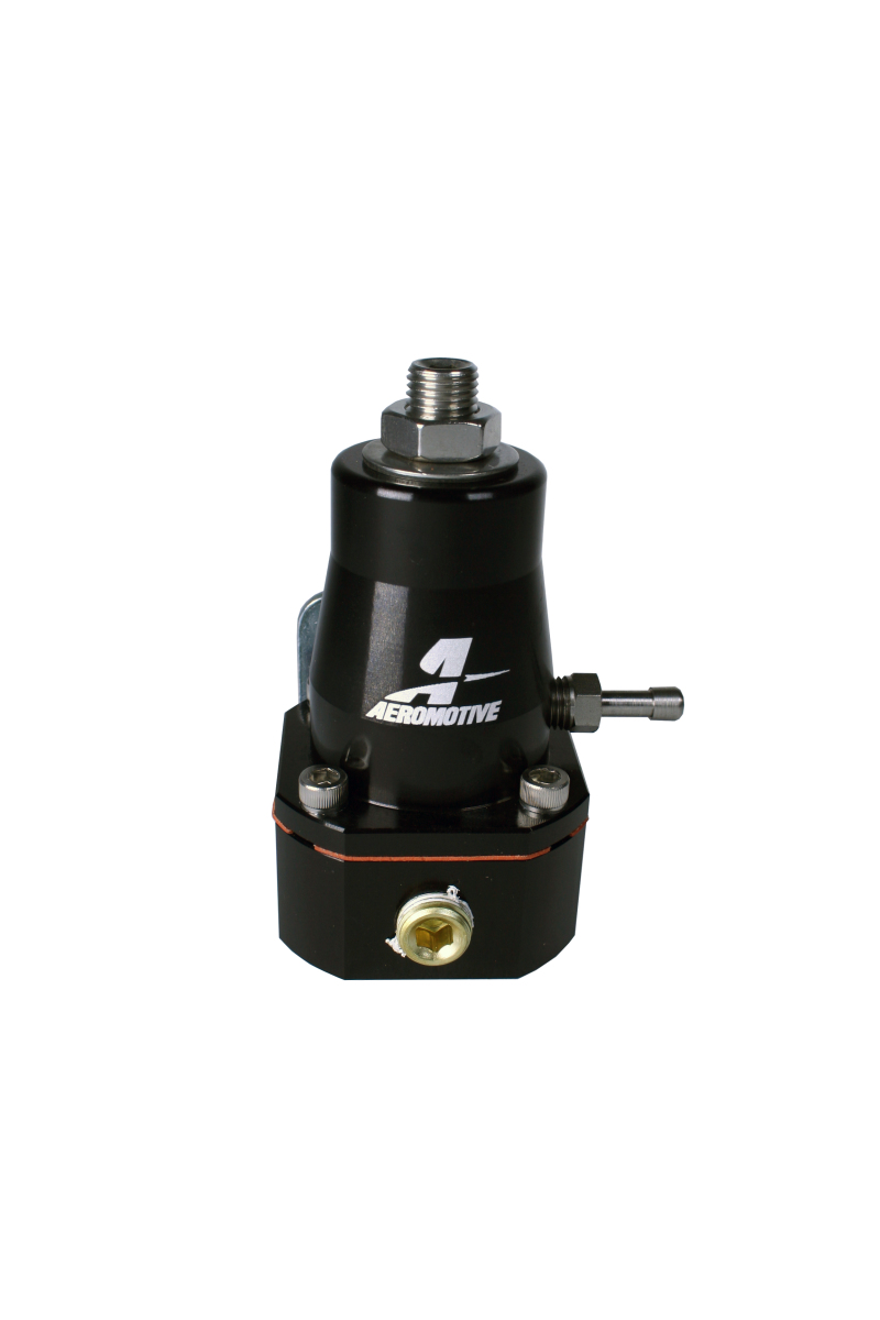 Aeromotive Adjustable Regulator Billet EFI Bypass - (2) -6 Inlets/(1) -6 Return - Black - Image 6