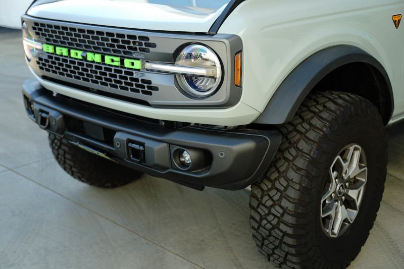DV8 Offroad 2021 Ford Bronco Capable Bumper Slanted Front License Plate Mount - Image 6