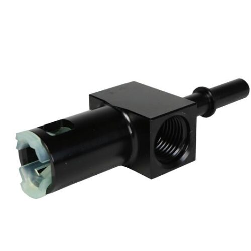 Aeromotive 5/16in Quick Connect with AN-06 port and 1/8in gauge port - Image 9