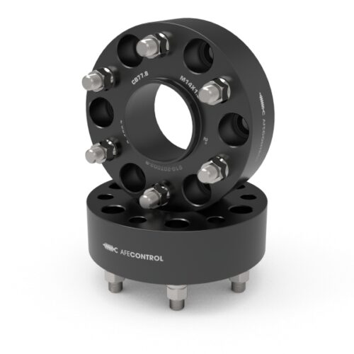 aFe Power CONTROL Forged Aluminum Wheel Spacers 6x139.7 / CB 77.8 / 2in Thick - RAM 1500