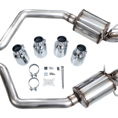 AWE Tuning Touring Edition Axle-Back Exhaust w/ Chrome Silver Tips for C6 Chevrolet Corvette Z06/ZR1 - Image 10