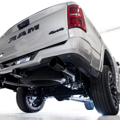 AWE Tuning Cat-Back Touring Exhaust - Diamond Black Tips for 25+ RAM 1500 3.0TT 0FG - Image 5