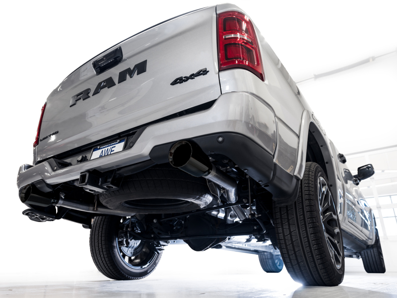 AWE Tuning Cat-Back Touring Exhaust - Diamond Black Tips for 25+ RAM 1500 3.0TT 0FG - Image 5