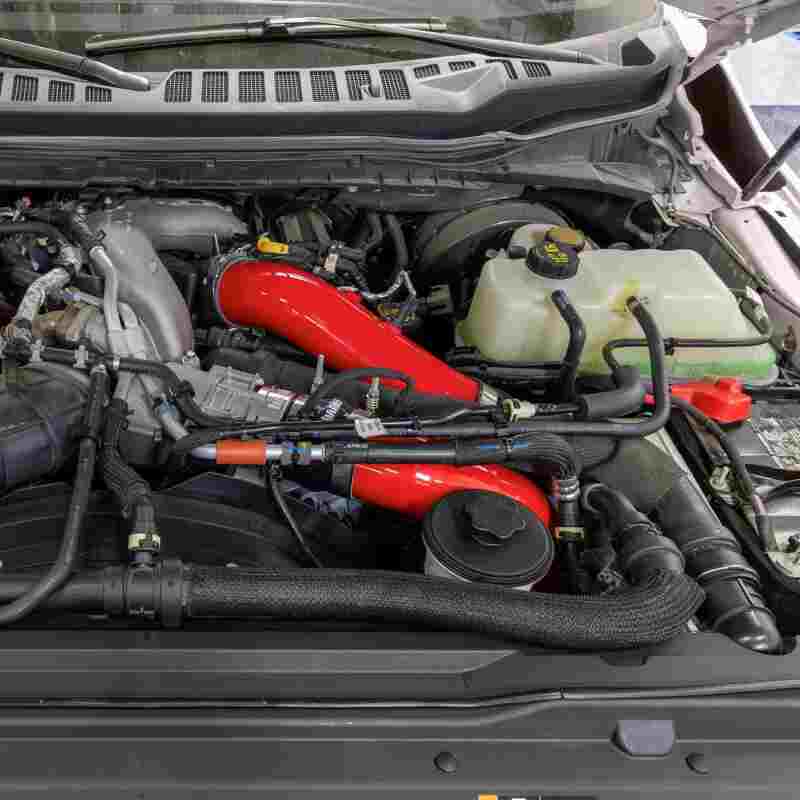 Banks Power 23-24 Ford Super Duty 6.7L High Output Boost Tube Upgrade Kit - Red - Image 3