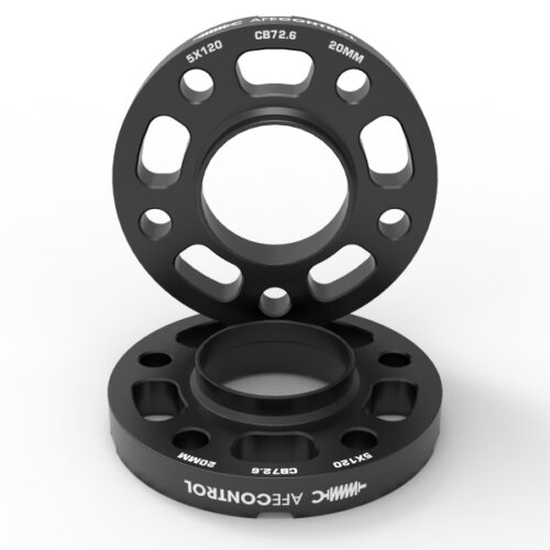 Alternative view of aFe Power CONTROL Billet Aluminum Wheel Spacers 5x120 CB72.6 20mm - BMW