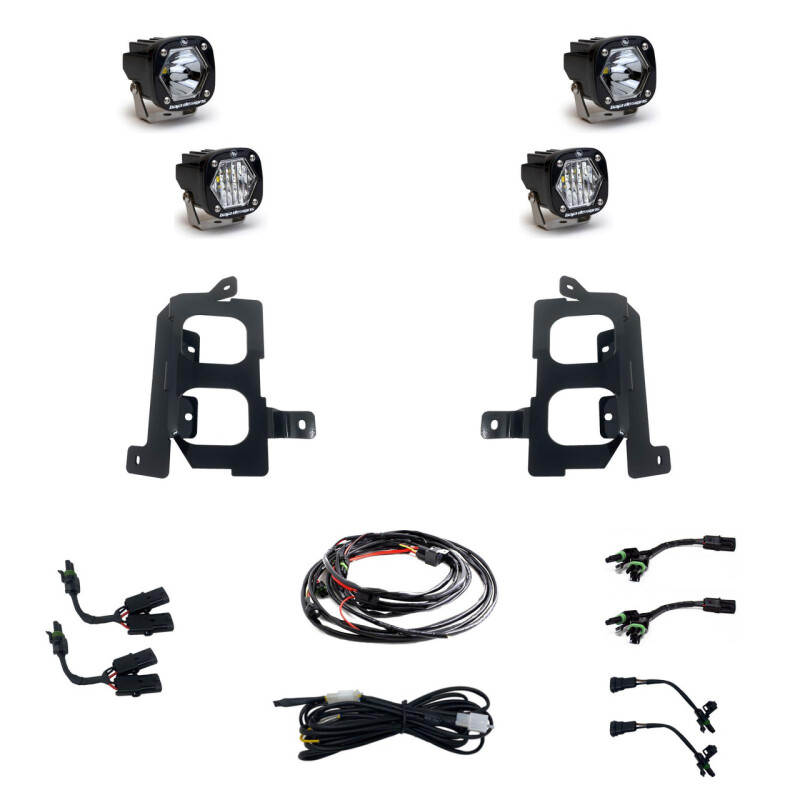 Baja Designs for 2020+ GMC 2500/3500 Fog Pocket Kit - Image 2