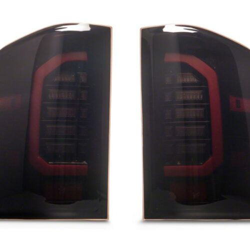 Alternative view of Raxiom for 2007-2014 Chevrolet Silverado 1500 Axial Series LED Tail Lights- Black Housing (Smoked Lens)