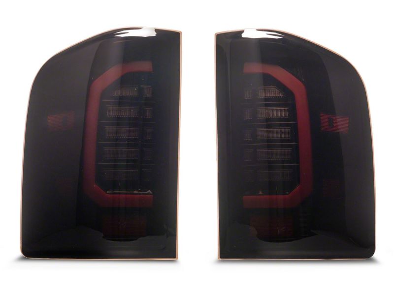 Raxiom for 2007-2014 Chevrolet Silverado 1500 Axial Series LED Tail Lights- Black Housing (Smoked Lens) - Image 2