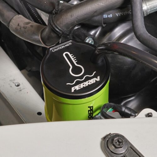PERRIN 02-26 Subaru WRX / 04-21 STI / 13-26 BRZ/GR86/FRS/86 Coolant Overflow Tank - Neon Yellow - Image 7