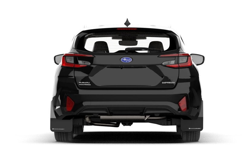 Rally Armor 24-26 Subaru Impreza Black UR Mud Flap w/ White Logo - Image 2