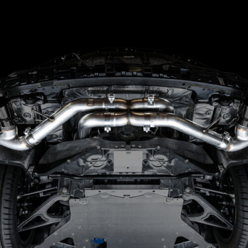AWE Tuning Track Edition Exhaust - Quad Diamond Black Tips for 2020 Chevrolet Corvette (C8) - Image 10
