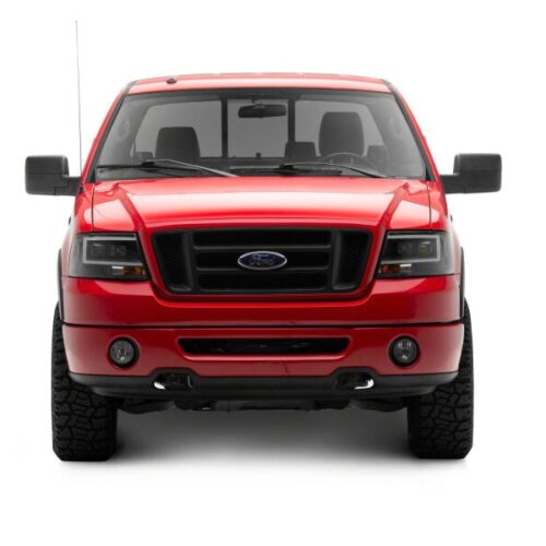 Raxiom for 2004-2008 Ford F-150 Axial Series Projector Headlights- Black Housing- Clear Lens - Image 4