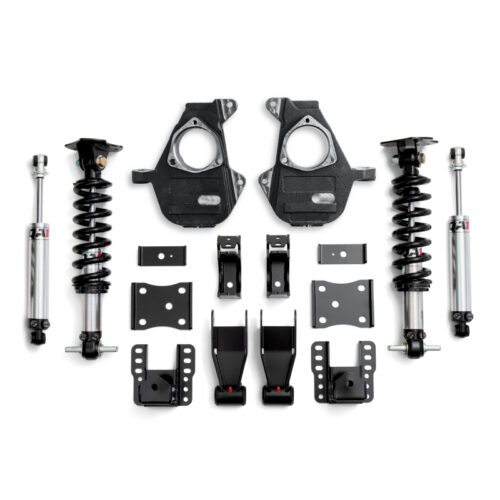 QA1 07-16 Chevrolet Silverado 4WD Lowering Kit w/ Spindles Double Adjustable 4in-6in