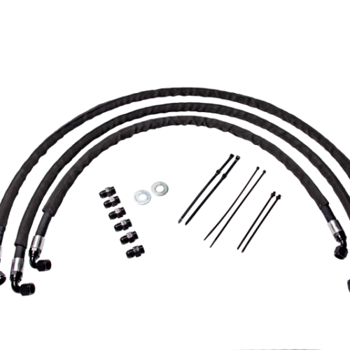 Alternative view of Fleece Performance 11-14 GM Duramax 2500/3500 Heavy Duty Trans Cooler Lines