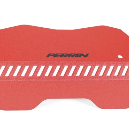 PERRIN 22-26 Subaru WRX Pulley Cover - Red (TALL - For Use w/o PERRIN AOS) - Image 2