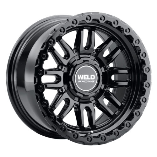 Weld Off-Road Swift 17x9in - 5x114.3 / 5x127 BP - ET-12 - 78.1mm CB - Gloss Black Wheel & Ring