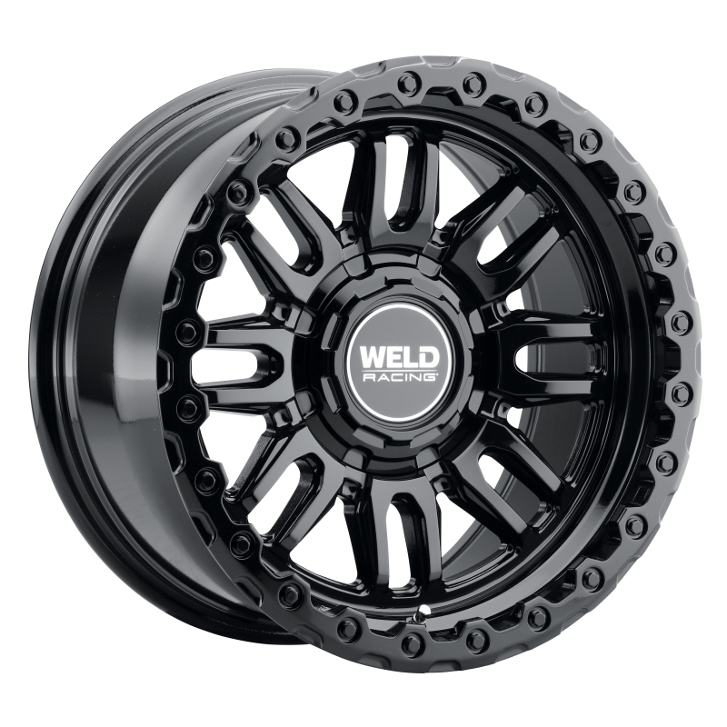 Weld Off-Road Swift 17x9in - 5x114.3 / 5x127 BP - ET-12 - 78.1mm CB - Gloss Black Wheel & Ring