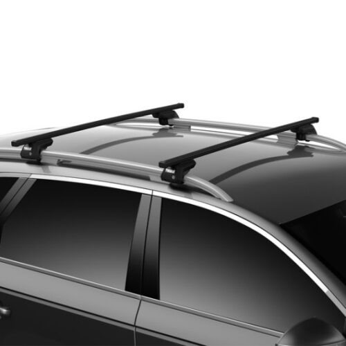Alternative view of Thule SquareBar 118 Load Bars for Evo Roof Rack System (2 Pack / 47in.) - Black