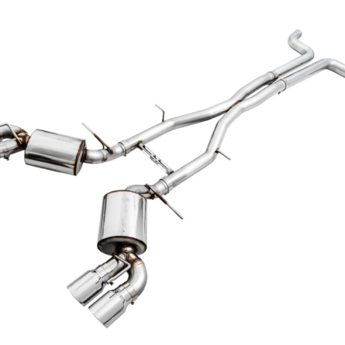 AWE Tuning Cat-Back Exhaust -Touring Edition (Quad Chrome Silver Tips) for 16-19 Chevy Camaro SS Non-Res