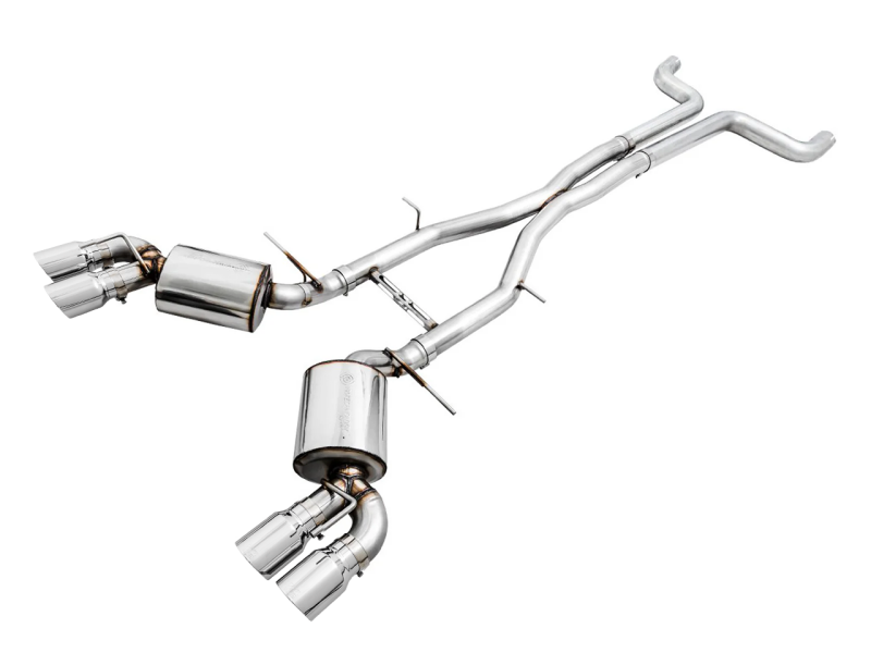 AWE Tuning Cat-Back Exhaust -Touring Edition (Quad Chrome Silver Tips) for 16-19 Chevy Camaro SS Non-Res