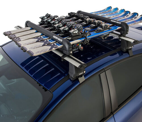 Rhino-Rack 576 Universal Ski/Snowboard Carrier - Fits 6 Pairs of Skis or 4 Snowboards - Black - Image 7
