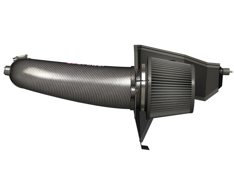 aFe Power Magnum FORCE Carbon Fiber Stage 2 Track Series Pro Dry S CAIS - 11-18 Dodge Challenger V8 - Image 4