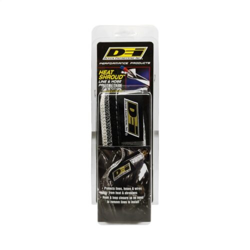 DEI Heat Shroud 3/4in I.D. x 3ft - Aluminized Sleeving - Hook and Loop Edge - Image 4