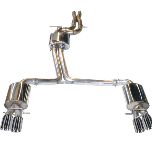 AWE Tuning Touring Edition Exhaust System - Polished Silver Tips (102mm) for Audi B8.5 S5 3.0T