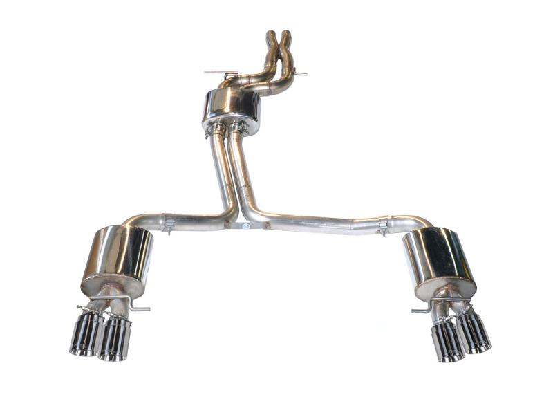 AWE Tuning Touring Edition Exhaust System - Polished Silver Tips (102mm) for Audi B8.5 S5 3.0T