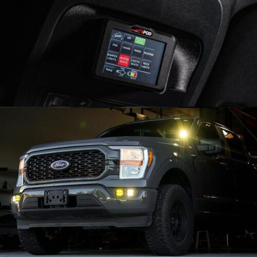 Alternative view of sPOD Ford 2021-On F-150 Touchscreen BantamX Vehicle Kit