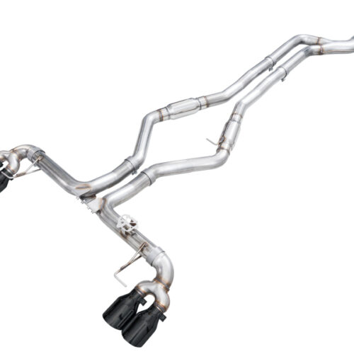 Alternative view of AWE Tuning Track Edition Exhaust - Diamond Black Tips for 22-26 BMW M240i (G42)