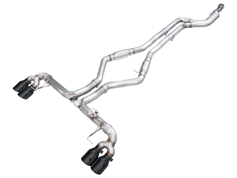 AWE Tuning Track Edition Exhaust - Diamond Black Tips for 22-26 BMW M240i (G42) - Image 2