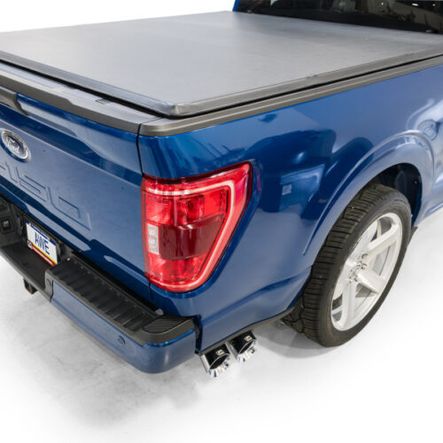AWE Tuning Cat-Back Exhaust - 4.5in Dual Side Exit Chrome Tips for 21-25 Ford F150 (14th Gen Reg Cab) - Image 6