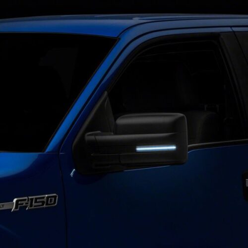Raxiom for 2009-2014 Ford F-150 Axial Series White LED Mirror Turn Signal- Smoked - Image 4