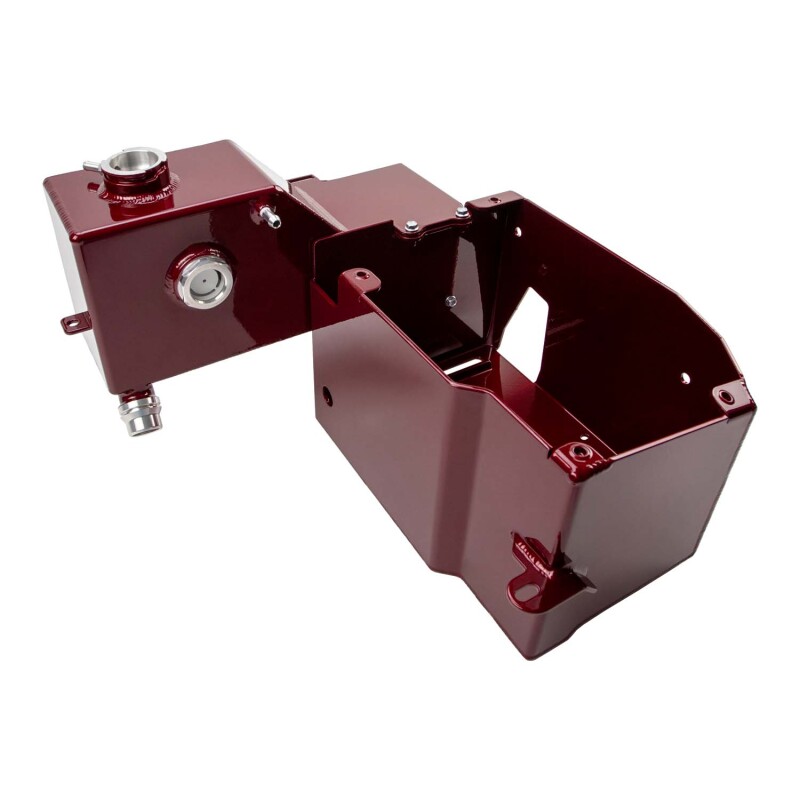 Wehrli 17-24 6.7L Power Stroke Coolant Tank and Battery Box Kit - Flat Black - Image 3